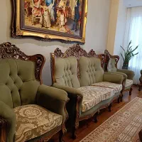 یک دست مبل استیل نه نفره