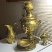 سماور طلایی