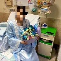 ست لباس مادر با گهواره نوزاد