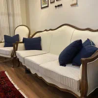 نیم ست فرانسوی در حد نو|مبلمان خانگی و میز عسلی|کرج, گوهردشت|دیوار
