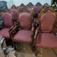 مبل  نه نفره تازه روکوبی شده پارچه نونو سمساری|مبلمان خانگی و میز عسلی|تبریز, |دیوار