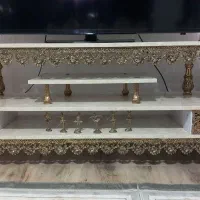 میز تلویزیون و آینه کنسول برنز