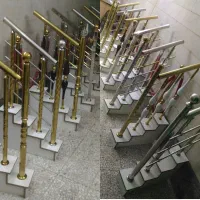 نرده استیل و نرده چوبی ایمن واوان قائمیه