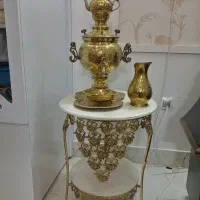 سماور و میز برنجی