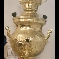 سماور برنجی زغالی