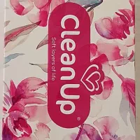 دستمال کاغذی ۳۰۰ برگ کلین آپ در سه طرح