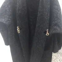 مانتو مشکی زنجیر دار