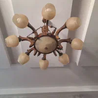 فروش ۲ عدد لوستر طرح چوب