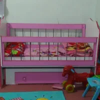 تخت خواب گهواره‌ای دخترونه