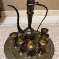 پارچ جام و سینی برنجی