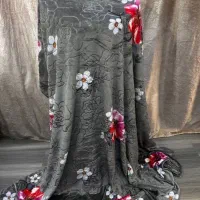 پتو دونفره طرح گلدار