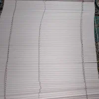 دو عدد پرده کرکره ای فلزی