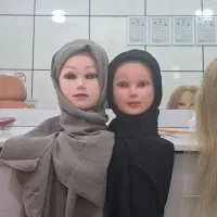 کله مانکن روسری و شال
