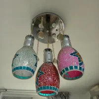 لوستر|لوستر و چراغ آویز|سمنان, |دیوار