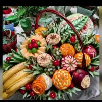 اموزش میوه ارایی و سفره آرایی و ژله تزریقی