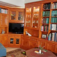 بوفه و کتابخانه و کمد تمام چوب، بسیار تمیز و پرکار