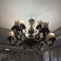 لوستر ۱۲ شعله برنزی