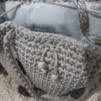 کیف دست بافت با نخ دمسه داخل استر|کیف، کفش، کمربند|رشت, جماران|دیوار