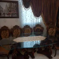فروش مبلمان استیل9نفره همراه بانهارخوری ست8نفره|مبلمان خانگی و میز عسلی|اصفهان, دستگرده|دیوار