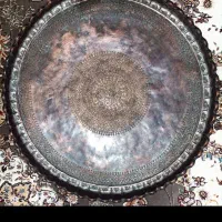 سینی مجمع قلمکاری سماور طرح روس و...