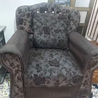 فروش فوری مبل راحتی ۷ نفره|مبلمان خانگی و میز عسلی|قائمشهر, |دیوار