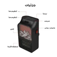هیتر شومینه‌ای 3D Flame مدل رومیزی|بخاری، هیتر، شومینه|کرج, شاهین‌ویلا|دیوار