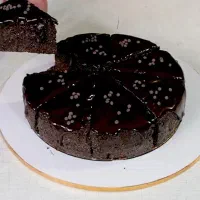 کیک خیس شکلاتی خونگی
