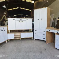 سرویس جهیزیه عروس|تخت و سرویس خواب|قهستان, |دیوار