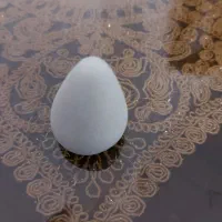 سنگ گوهر شب چراغ تخم مرغی شکل