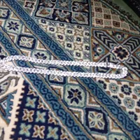 گردنبند ۶۰سانتی فول نگین سنگین رنگ ثابت نقره ای|بدلیجات|شوشتر, |دیوار