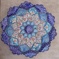بشقاب میناکاری|صنایع دستی و سایر لوازم تزئینی|اصفهان, بیدآباد|دیوار