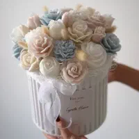 باکس شمع گل