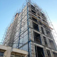 داربست نما دیوار برشی چهارپایه چرخ دار زیر
