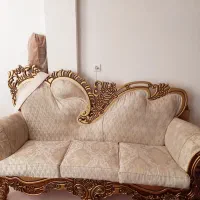 مبل سلطنتی تاج طلایی ۷ نفره