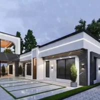 ساخت ویلای لوکس/ طراحی نمای کلاسیک مدرن/نقشه کشی