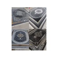فرش ماشینی+مدل ستاره طلایی +کد 683