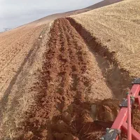 انجام شخم زدن زمین کشاورزی