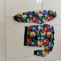 شلوار پیش بندی و کت دخترانه