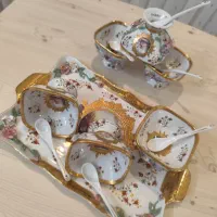 ظروف گل برجسته دکوری تزیینی چینی|صنایع دستی و سایر لوازم تزئینی|اصفهان, شیخ اشراق|دیوار