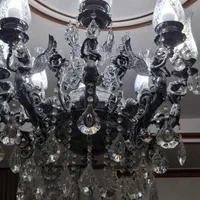یک جفت لوستر ۸ شاخه فرشته تمام برنجی|لوستر و چراغ آویز|تهران, دولاب|دیوار