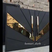 درب مدرن کلاسیک آهن آهنی حیاط حیاطی