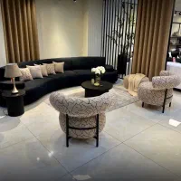 مبل راحتی با پـارچه ضد لک و قابل شسـتشو 55