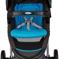 کالسکه تک آبی طوسی سه چرخ گراکو GRACO مدل Fast Act|کالسکه و لوازم جانبی|اهواز, گلستان|دیوار