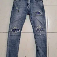 شلوار اسلیم فیت امیری سایز 32 بیپ کروم هارتز ترپ