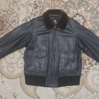 کاپشن خلبانی چرم آمریکایی Us wings