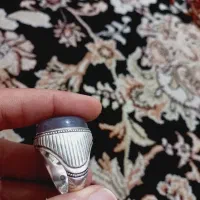انگشتر نقره بهزاد و باباقوری ابکاری طلا و تسبیح