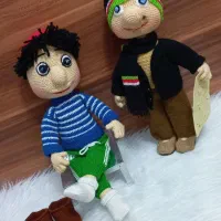 انواع عروسک و گل و جاکلیدی بافتنی