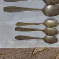 قاشق چنگال عتیقه|کلکسیون اشیاء عتیقه|تهران, امام حسین|دیوار