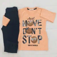 بلوز شلوار آستین بلند دخترونه