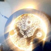 تابلو ماه با نور در هر سایزی